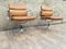 Leather EA 208 Swivel Chairs by Charles & Ray Eames for Herman Miller, 1960s, Set of 2, Image 7