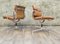 Leather EA 208 Swivel Chairs by Charles & Ray Eames for Herman Miller, 1960s, Set of 2 5