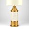 Goldene Tischlampe von Bitossi, 1960er 1