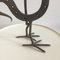 French Wrought Iron Candleholders by Jean Touret, 1950s, Set of 2 5