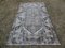 Mid-Century Geometric Oushak Carpet 1