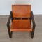 Leather and Pine Lounge Chair by Karin Mobring for Ikea, 1970s 5