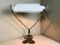 Large Industrial Enamel and Iron Table Lamp, 1960s, Image 4