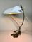 Large Industrial Enamel and Iron Table Lamp, 1960s, Image 2