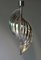 Lampe à Suspension Hélicoïdale Mid-Century par Henri Mathieu pour Lyfa 3