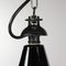 Vintage Industrial Enamel & Steel Ceiling Lamp, Image 5