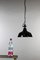 Vintage Industrial Enamel & Steel Ceiling Lamp 4