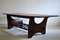 Mid-Century French Rosewood 2-Tier Coffee Table, 1958, Image 4