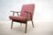 Tschechische Sessel in Pink von TON, 1960er, 2er Set 1