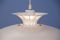 Vintage Danish White Metal Ceiling Lamp, 1980s 6