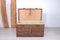 Antique French Leather and Wood Travel Trunk from Moynat 43