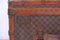 Antique French Leather and Wood Travel Trunk from Moynat, Image 28