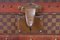 Antique French Leather and Wood Travel Trunk from Moynat 41