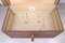 Antique French Leather and Wood Travel Trunk from Moynat 49