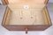 Antique French Leather and Wood Travel Trunk from Moynat, Image 49