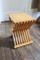 Modernist Beech Folding Stool, 1960s 3