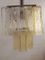 Lámpara de araña italiana de cristal de Murano de Paolo Venini para Murano, años 70, Imagen 5