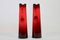 Swedish Red Glass Jugs by Monica Bratt for Reijmyre Glasbruk, 1950s, Set of 5, Image 5