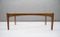 Table Basse Mid-Century en Verre et en Teck, 1960s 5