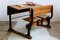 Industrielle Vintage 2-Sitzer Schulbank aus Gusseisen & Holz, 1920er 2