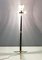 Mid-Century Italian Wood, Brass & Varnished Metal Floor Lamp, 1950s 7