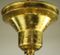 Art Deco German Brass & Frosted Glass Pendant Lamp from Dr. Twerdy, 1920s 10