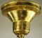 Deutsche Art Deco Deckenlampe aus Messing & Milchglas von Dr. Twerdy, 1920er 10