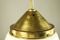 Art Deco German Brass & Frosted Glass Pendant Lamp from Dr. Twerdy, 1920s, Image 7