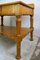 Antique Art Nouveau Wood and Spruce Washstand or Kitchen Table 13