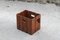 Vintage Industrial French Wooden Bottle Crate, 1980s 13