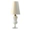 Lampe de Bureau Mid-Century en Opaline, 1960s 1