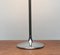 Lámpara de mesa vintage era espacial de vidrio y metal, años 70, Imagen 18