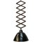 Lámpara colgante de tijera industrial vintage esmaltada en negro, Imagen 1