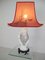 Mid-Century Porcelain Blanque de Chine Fish Table Lamp, 1940s 3
