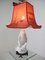 Mid-Century Porcelain Blanque de Chine Fish Table Lamp, 1940s 9