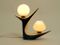 French Ceramic Table Lamp from Verceram Céramique, 1950s, Image 4