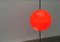 Lámpara de pie alemana era espacial de plástico y metal de Honsel, años 70, Imagen 5