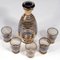 Set with Carafe & Glass from Bohemia, 1950s 6