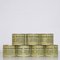 Set di sette lattine di merda d'artista di Piero Manzoni, set di 7, Immagine 8
