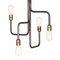 Black Oxide Strapatz Chandelier by Sabina Grubbeson for Konsthantverk Tyringe, Image 1