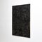 Großes abstraktes schwarzes Mix-Media Gemälde von Adrian 1