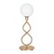 Eld Klot Brass Table Lamp by Lisa Hilland for Konsthantverk Tyringe, Image 1