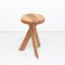 Tabouret S31B en Orme Massif par Pierre Chapo 11