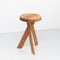 Tabouret S31B en Orme Massif par Pierre Chapo 6