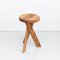 S31B Solid Elm Stool by Pierre Chapo 1