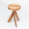 S31B Solid Elm Stool by Pierre Chapo 4