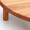 Formalist Solid Elm Wood Model T23 Side Table by Pierre Chapo 10