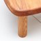 Formalist Solid Elm Wood Model T23 Side Table by Pierre Chapo, Image 2