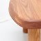 Formalist Solid Elm Wood Model T23 Side Table by Pierre Chapo, Image 9