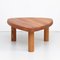 Formalist Solid Elm Wood Model T23 Side Table by Pierre Chapo, Image 1